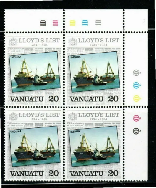 Vanuatu Australia  Stamps  Mint Never Hinged Block  Lot 10333