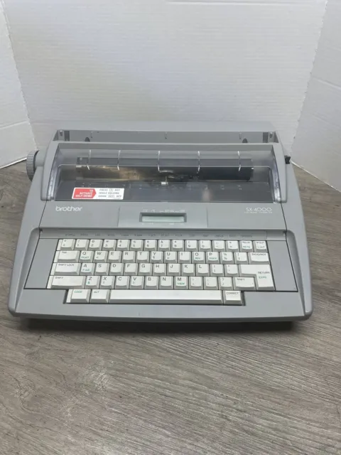 Brother SX-4000 Electronic Typewriter Tested