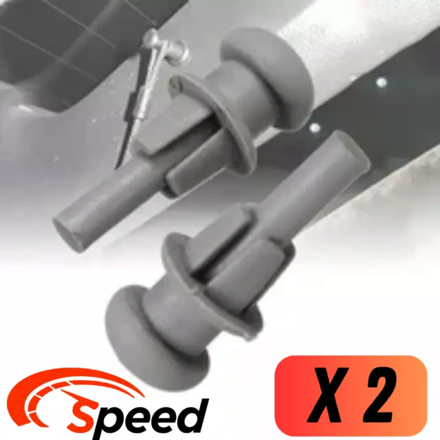 2X Clip Fixation Plage Arriere compatible C3 C4 DS3 Xsara Saxo