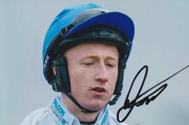 Danny McMenamin Hand Signed 6x4 Photo Horse Racing Autograph