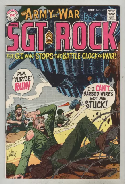 Our Army at War #223 September 1970 FN Sgt. Rock