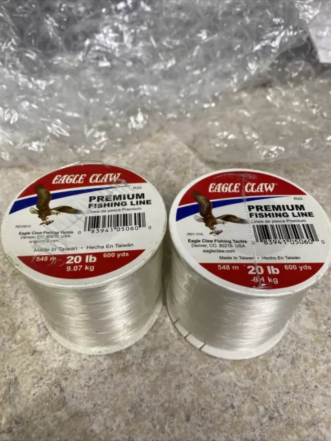 https://www.picclickimg.com/jE8AAOSwRWBhN8SG/2-spools-Eagle-Claw-20lb-600yds-Premium-Fishing.webp