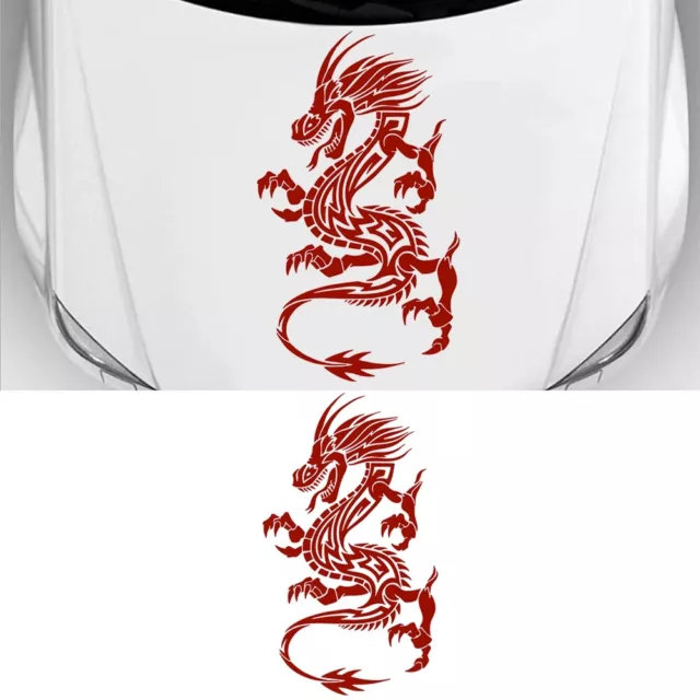 Car Racing Truck Hood Body Vinyl Dragon Animal Graphic Decal Emblem Sticker DIY