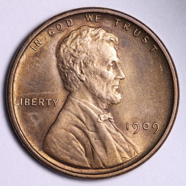 1909 VDB Lincoln Wheat Cent Penny GEM BU RED UNCIRCULATED MS Super PQ! E719 JZNM