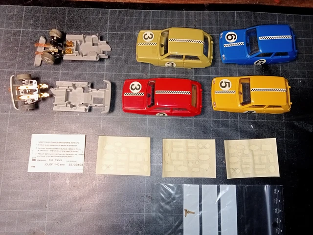 3055 circuit électrique Jouef coupe Gordini Renault 5 R5 1 Voitures + 1