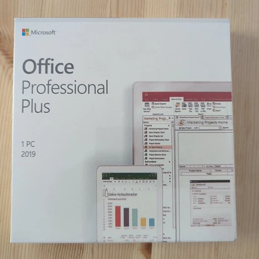 MICROSOFT OFFICE 2019 Professional Plus for Windows PC factory Sealed ...