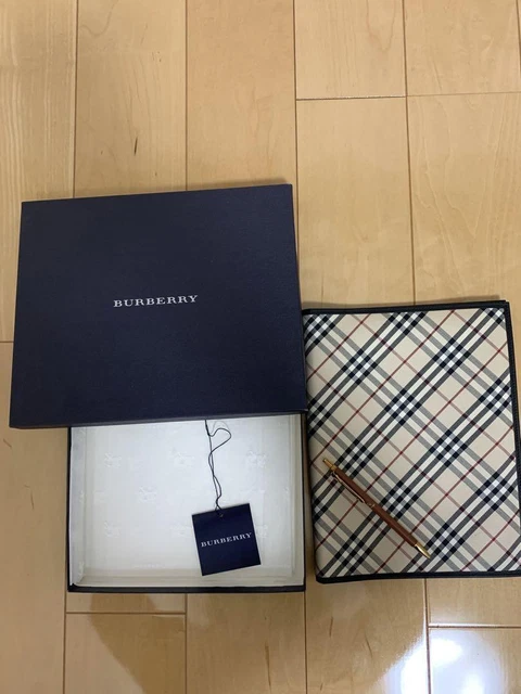 Burberry sales notebook cover