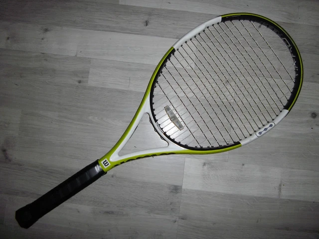 Raqueta de tenis Wilson Ultra 100 U L, V3, 16 x 19, 260 g, color azul