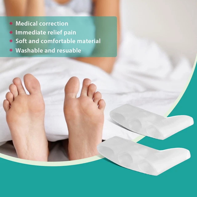 Pinky Toe Separator Small Toe Soft Gel Silicone Tailors Bunion Pads Little Pinky