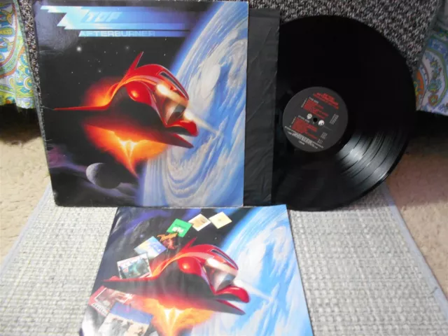 ZZ Top vg+ / ex insert LP Afterburner