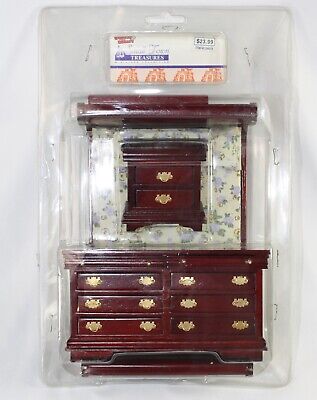 Miniature Doll House 5 piece Bedroom set Small Town Hobbies