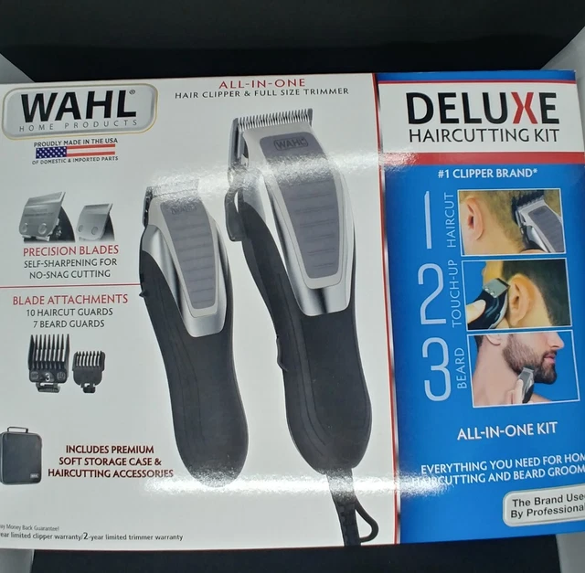 WAHL DELUXE HAIRCUTTING Kit All In One Razor Kit Open Box 30.99