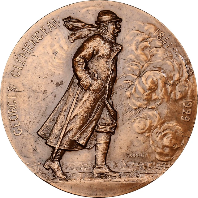 France médaille 1998 Ferdinand Foch et Georges Clémenceau Proof Cupro-alu- nickel