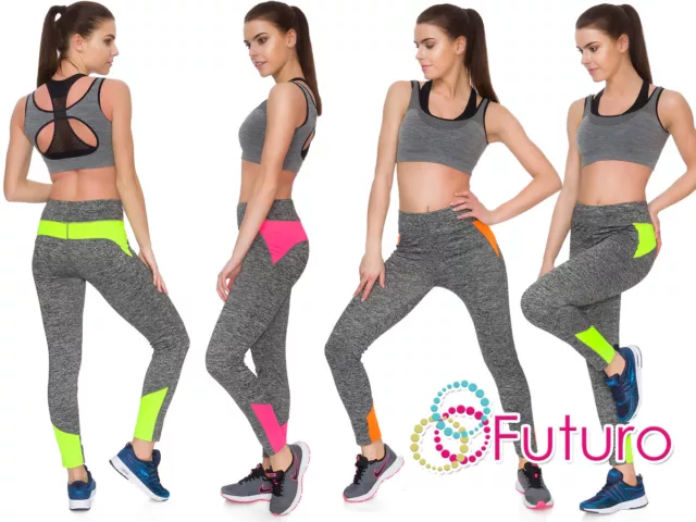 leggings de sport fitness femme pantalon femme pleine longueur wourkout DS80 3