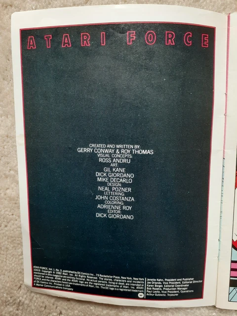 Atari Force Mini Comic Vol. 1, No. 3 - Atari 2600, DC Comics 1982 3