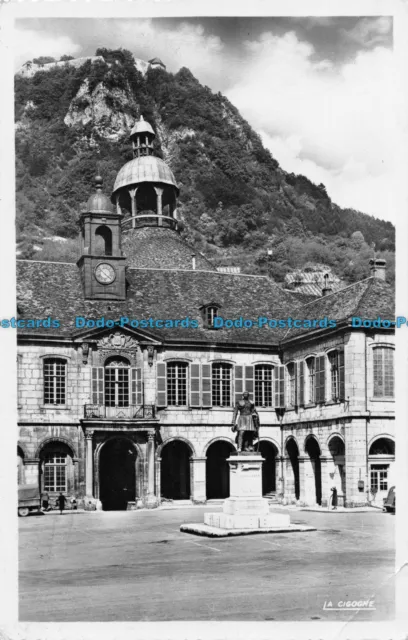 R144527 Salins les Bains. Rathaus und Fort Saint Andre. Der Storch. 1955