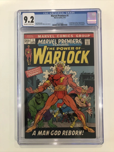 Marvel Premiere #1 CGC 9.2 - First Appearance Of Adam Warlock 1972