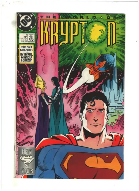 World of Krypton #4 VF/NM 9.0 DC Comics 1988 John Byrne & Mignola, Superman
