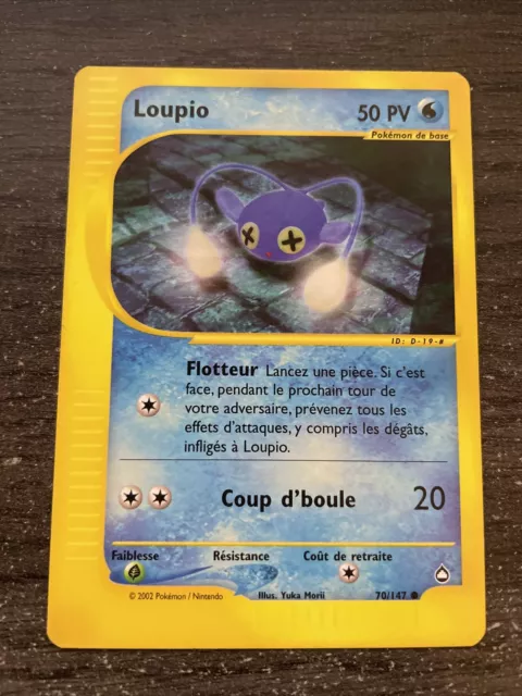 Loupio Commune - Pokemon 70/147 Aquapolis Neuf Fr