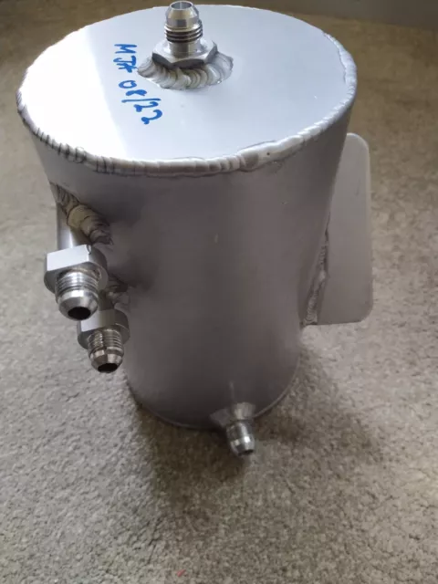 2 litre Alloy Fuel Swirl Pot with AN/JIC fittings