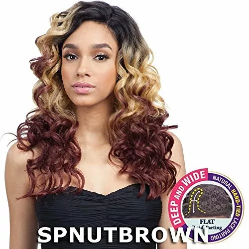 Freetress Equal Synthetic Premium Delux Long Curly Hair Wig - Toby