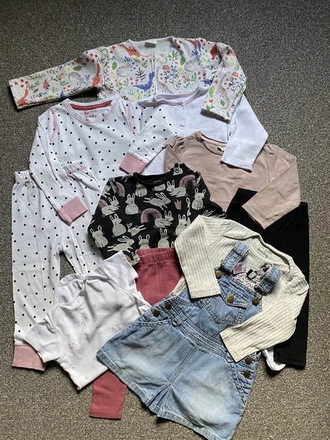 Baby Girl Clothes Bundle Size 12-18 Months, 11 Items