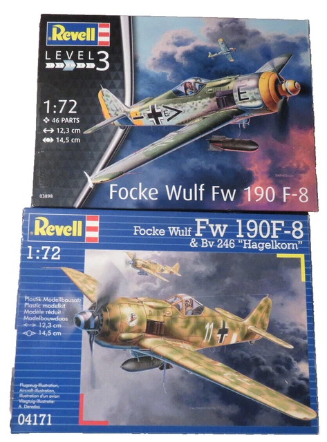 Maquette Avion Focke Wulf Fw190 F-8 à assembler et à peindre REVELL REV03898 | Collect World
