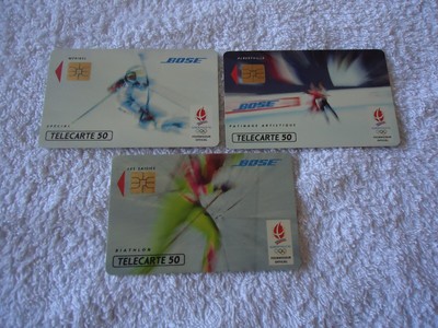 FRANCE  TELECARTE 50U F214 BOSE OLYMPIQUE SKI A 1B5519 1/SB C.18€ PHONECARD . 