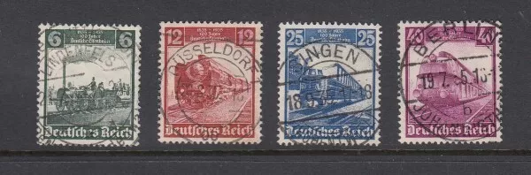 Deutsches Reich Michel-Nr. 580-583 zentrisch gestempelt - Vollstempel