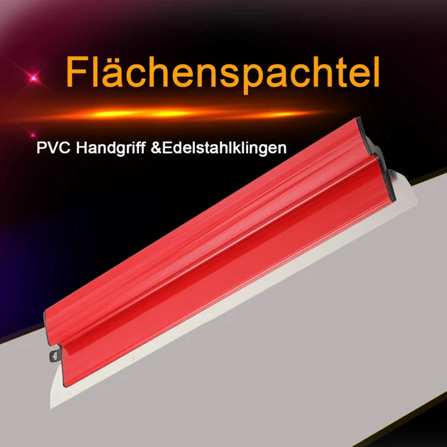 Maniglia professionale per spatola in PVC superficie e lame in acciaio inox larghezza 60 cm
