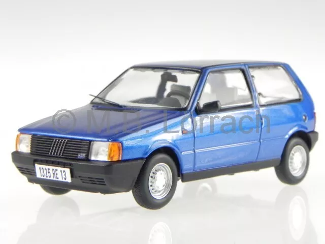 Fiat Uno 1983 bleu véhicule miniature PRD261 PremiumX 1/43