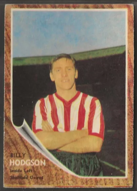 A&Bc-Football 1963 Make A Photo-#052- Sheffield United - Billy Hodgson