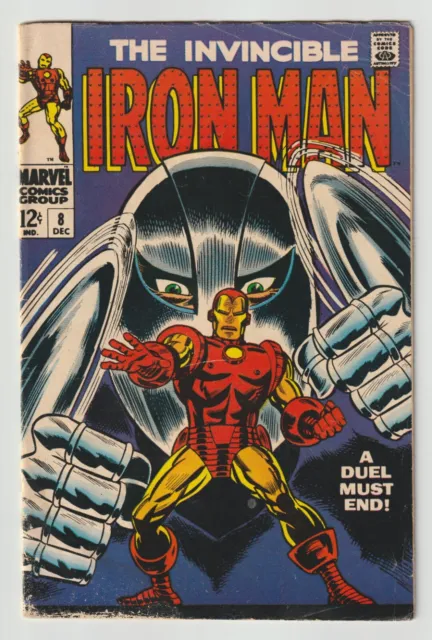 The Invincible Iron Man # 8, 9 & 10 Marvel 1968-69