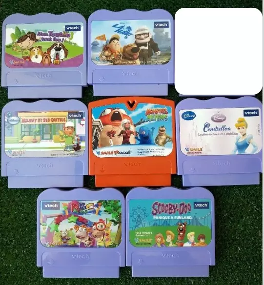 JEU VTECH V.SMILE Lot de 4 Cartouches NEUVES CONSOLE Vtech Vsmile à CHOISIR !