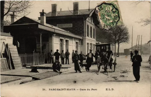 CPA PARC-ST-MAUR Gare du Parc. (509468)