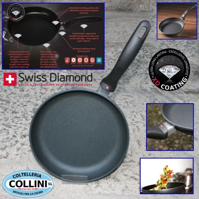 Swiss Diamond Wok induction avec couvercle et grille 36 cm