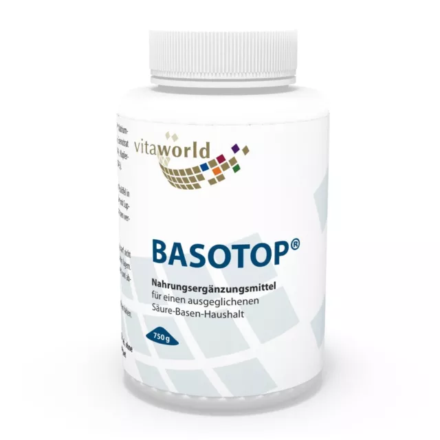 Basotop base en polvo equilibrada 750g Vita World Producción farmacia Alemania