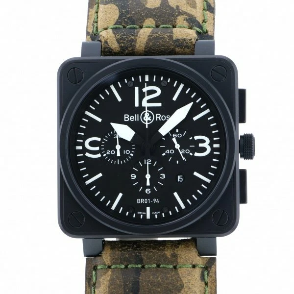 Bell & Ross BR01-94 Chronograph BR01-94CFB-R Black Dial Stainless Steel Watch Bell & Ross BR01-94 Chronograph BR01-94CFB-R Black Dial Stainless Steel Watch