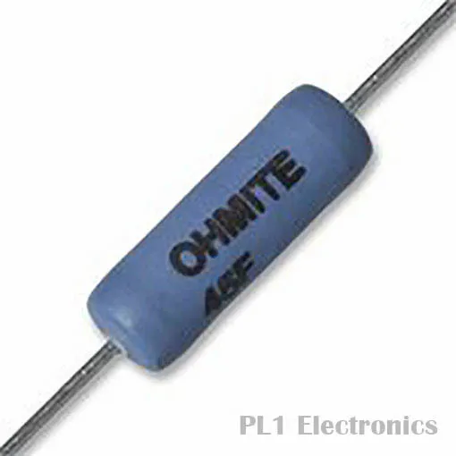 OHMITE    45FR10E    Through Hole Resistor, 40 Series, 0.1 ohm, 5 W, ± 1%, 460 V