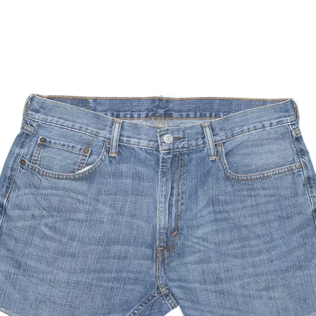 LEVI'S 559 Blue Regular Cut-Off Shorts Womens L W36 2