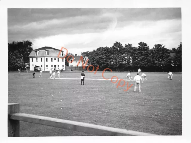 RAF Personnel Playing Cricket Nova Scotia Canada c1943 Photograph 4.3 x 3.2 (9)
