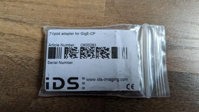 IDS CK00283 Tripod Adapter For GigE-CP CK00283 OVP