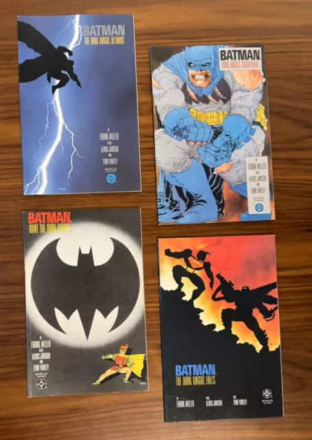 Batman The Dark Knight Returns Books 1-4 First printing DC Comics 1986