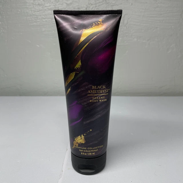 Bath & Body Works amatista negra lavado corporal cremoso 8 oz firma descontinuada