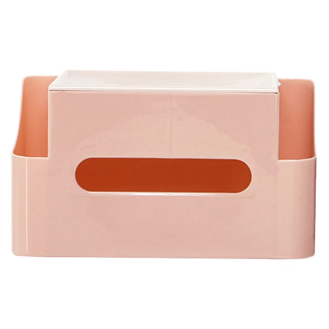 Plastic Tissue Box Cover Wall Tissue Box Tissue Dispenser Dual Purpose
