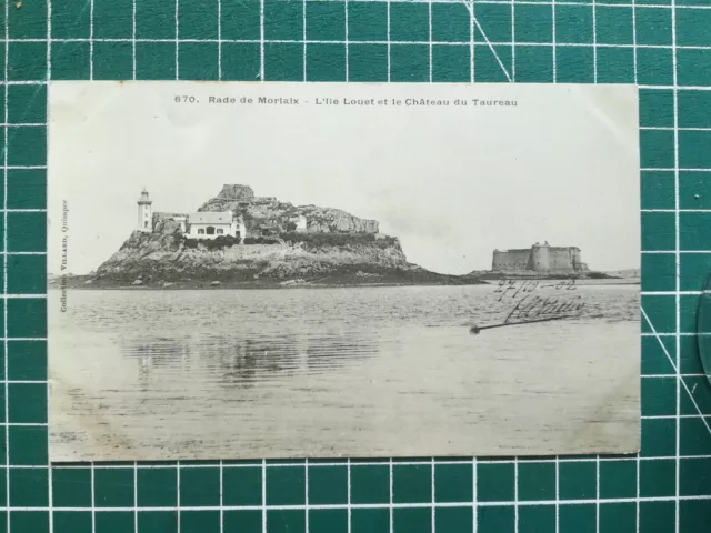 Sa213 CPA Be Circa 1900 Surroundings Morlaix - Castle of / The Bull Island Louet