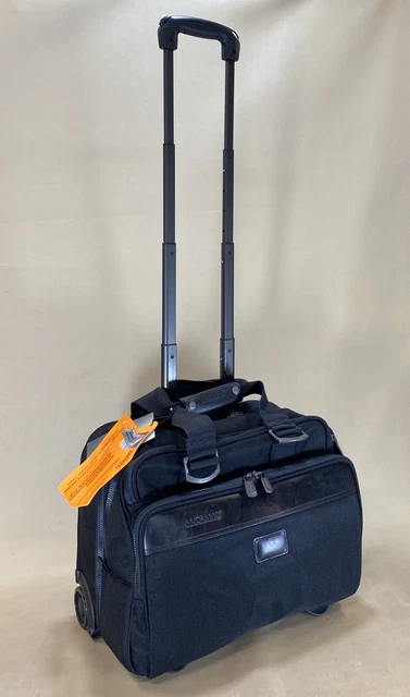 Andiamo Varoloso Black 18” Wheeled Carry On Briefcase VT18W-BLK Black $365