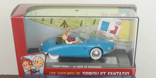 Miniature Atlas Spirou & Fantasio – De Dion Bouton 1912, 1/43, état Parfait