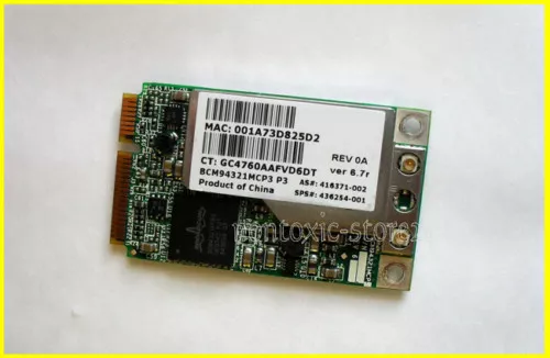 Broadcom BCM 9 4321 PCI-E Wlan Karte 300Mbps / 802.11n für HP