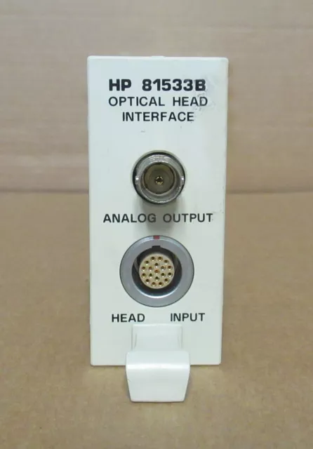 HP Agilent 81533B Optical Head Interface Plug In Module For HP 8153A 2